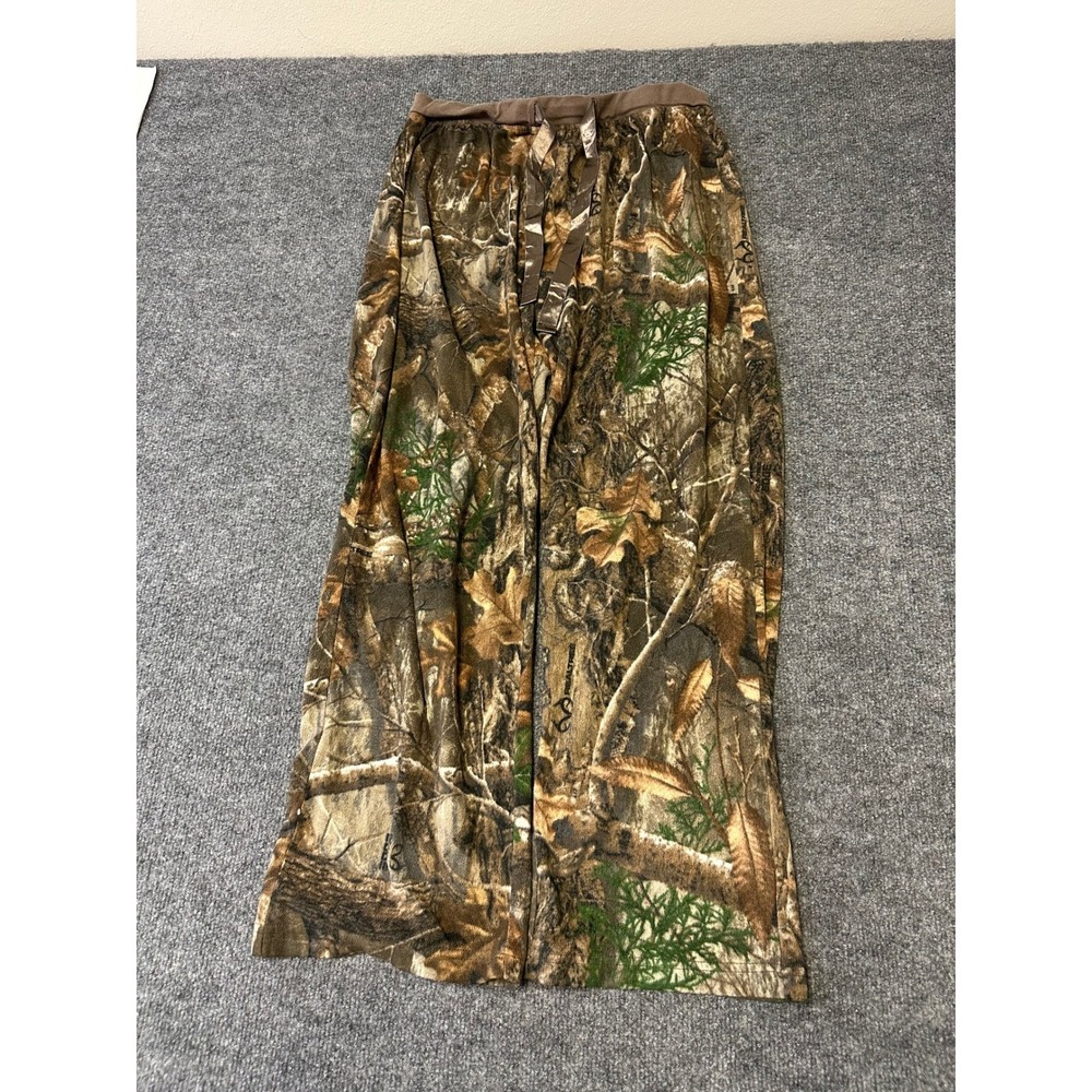 Magellan Pants Womens Size M Brown Realtree Edge Camo Fleece Drawstring Lounge